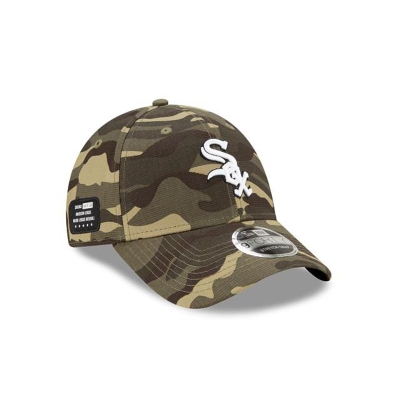 Chicago White Sox Gorra | New Era MLB Armed Forces Weekend Stretch Snap 9forty Adjustable Cap Mexico - Verdes